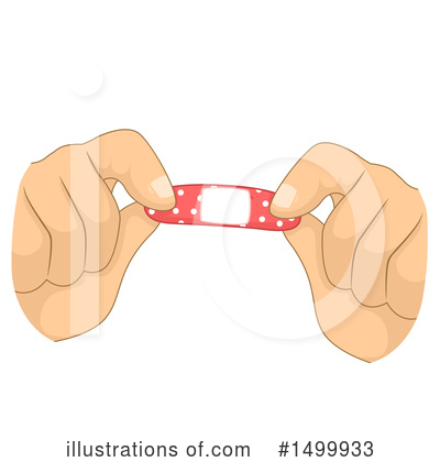 Royalty-Free (RF) Bandage Clipart Illustration by BNP Design Studio - Stock Sample #1499933