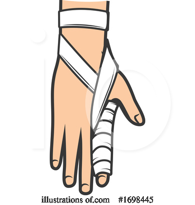 Bandaging Clipart #1698445 by Vector Tradition SM