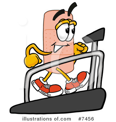 Royalty-Free (RF) Bandaid Clipart Illustration by Mascot Junction - Stock Sample #7456