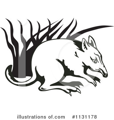 Royalty-Free (RF) Bandicoot Clipart Illustration by patrimonio - Stock Sample #1131178