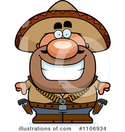 Royalty-Free (RF) Bandito Clipart Illustration by Cory Thoman - Stock Sample #1106934