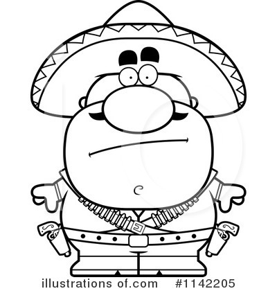 Royalty-Free (RF) Bandito Clipart Illustration by Cory Thoman - Stock Sample #1142205