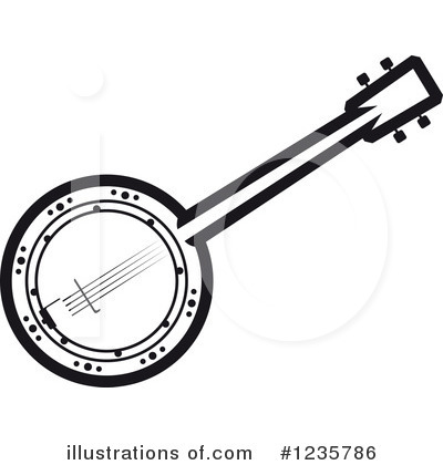 Royalty-Free (RF) Banjo Clipart Illustration by Vector Tradition SM - Stock Sample #1235786