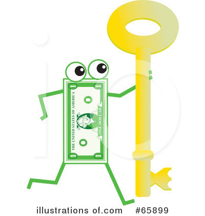 Royalty-Free (RF) Banknote Character Clipart Illustration by Prawny - Stock Sample #65899