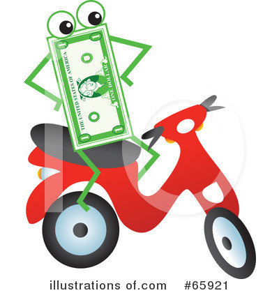 Royalty-Free (RF) Banknote Character Clipart Illustration by Prawny - Stock Sample #65921
