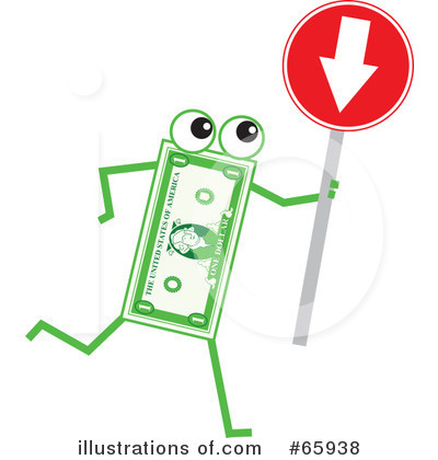 Royalty-Free (RF) Banknote Character Clipart Illustration by Prawny - Stock Sample #65938