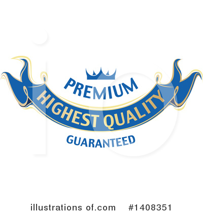 Royalty-Free (RF) Banner Clipart Illustration by dero - Stock Sample #1408351