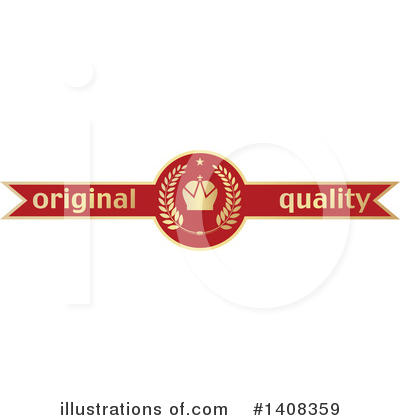 Royalty-Free (RF) Banner Clipart Illustration by dero - Stock Sample #1408359