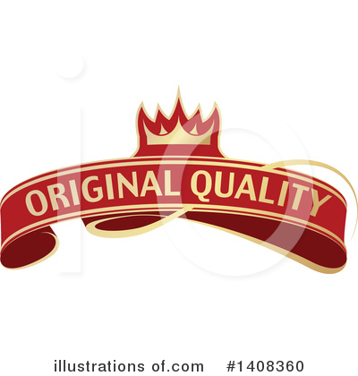 Royalty-Free (RF) Banner Clipart Illustration by dero - Stock Sample #1408360
