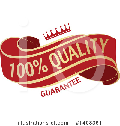 Royalty-Free (RF) Banner Clipart Illustration by dero - Stock Sample #1408361