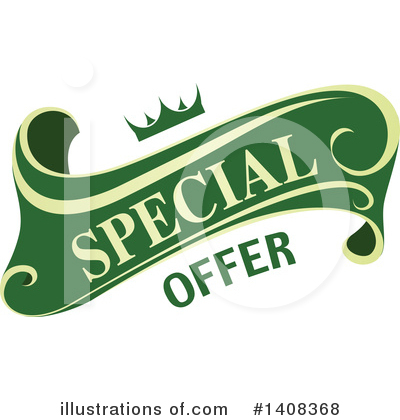 Royalty-Free (RF) Banner Clipart Illustration by dero - Stock Sample #1408368
