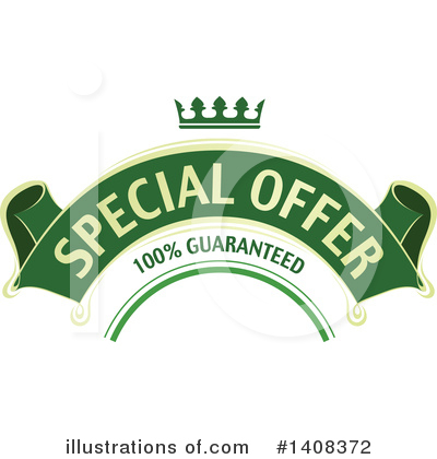 Royalty-Free (RF) Banner Clipart Illustration by dero - Stock Sample #1408372