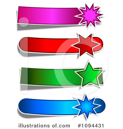 Royalty-Free (RF) Banners Clipart Illustration by KJ Pargeter - Stock Sample #1094431