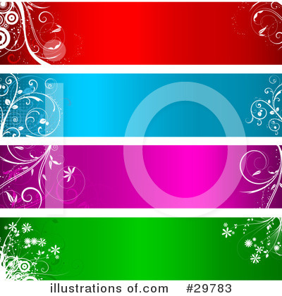 Royalty-Free (RF) Banners Clipart Illustration by KJ Pargeter - Stock Sample #29783