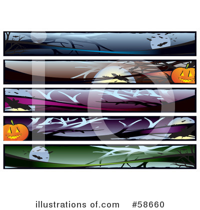 Royalty-Free (RF) Banners Clipart Illustration by MilsiArt - Stock Sample #58660