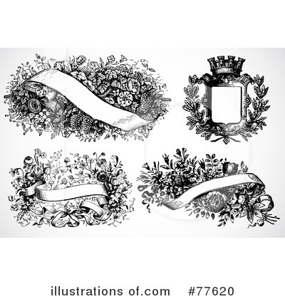 Royalty-Free (RF) Banners Clipart Illustration by BestVector - Stock Sample #77620