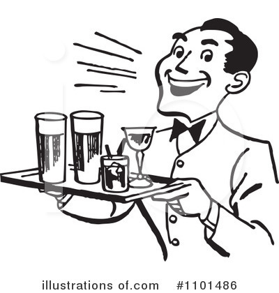 Waiters Clipart #1101486 by BestVector