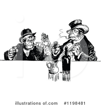 Royalty-Free (RF) Bar Clipart Illustration by Prawny Vintage - Stock Sample #1198481