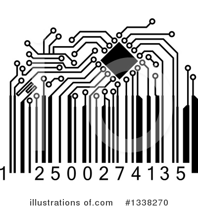 Royalty-Free (RF) Bar Code Clipart Illustration by Vector Tradition SM - Stock Sample #1338270