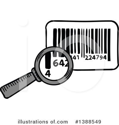 Royalty-Free (RF) Bar Code Clipart Illustration by Vector Tradition SM - Stock Sample #1388549