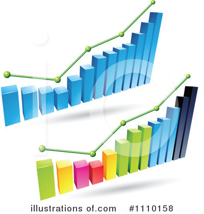 Royalty-Free (RF) Bar Graph Clipart Illustration by cidepix - Stock Sample #1110158
