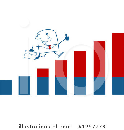 Royalty-Free (RF) Bar Graph Clipart Illustration by Hit Toon - Stock Sample #1257778