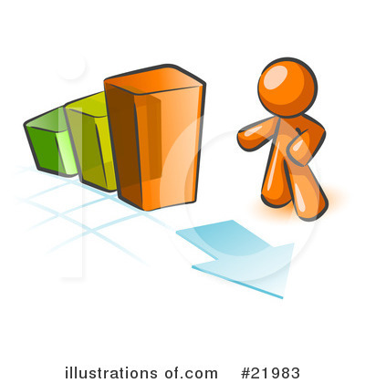 Royalty-Free (RF) Bar Graph Clipart Illustration by Leo Blanchette - Stock Sample #21983