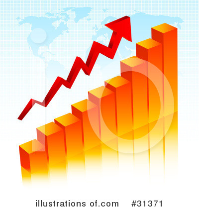 Royalty-Free (RF) Bar Graph Clipart Illustration by KJ Pargeter - Stock Sample #31371