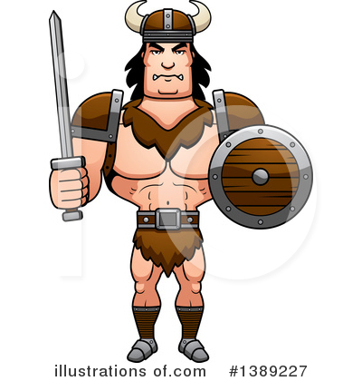 Royalty-Free (RF) Barbarian Man Clipart Illustration by Cory Thoman - Stock Sample #1389227