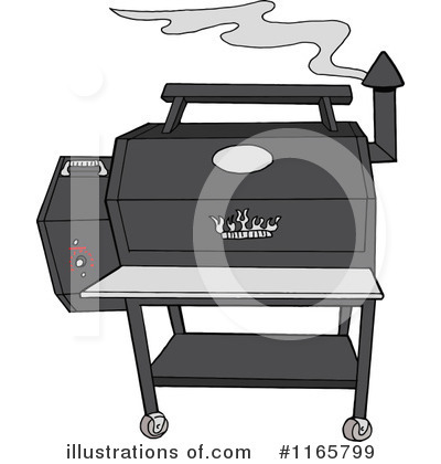 Royalty-Free (RF) Barbecue Clipart Illustration by LaffToon - Stock Sample #1165799