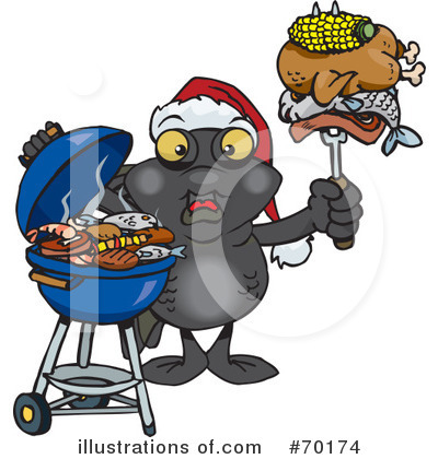 Royalty-Free (RF) Barbecue Clipart Illustration by Dennis Holmes Designs - Stock Sample #70174