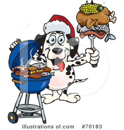 Royalty-Free (RF) Barbecue Clipart Illustration by Dennis Holmes Designs - Stock Sample #70183