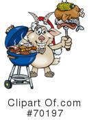 Barbecue Clipart #70197 by Dennis Holmes Designs