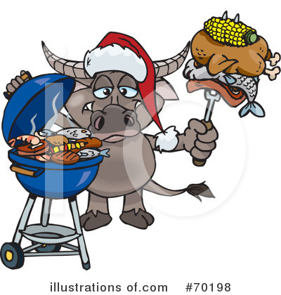 Royalty-Free (RF) Barbecue Clipart Illustration by Dennis Holmes Designs - Stock Sample #70198