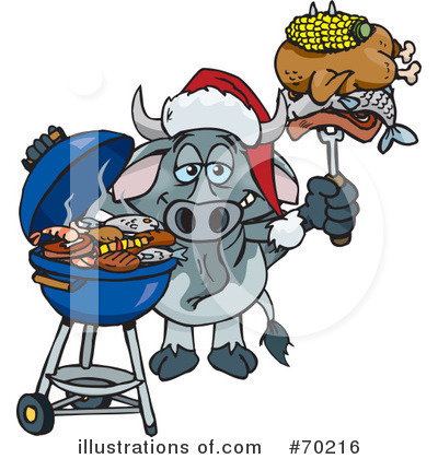 Royalty-Free (RF) Barbecue Clipart Illustration by Dennis Holmes Designs - Stock Sample #70216
