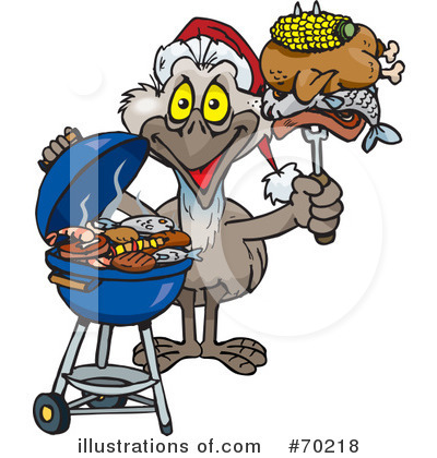 Royalty-Free (RF) Barbecue Clipart Illustration by Dennis Holmes Designs - Stock Sample #70218