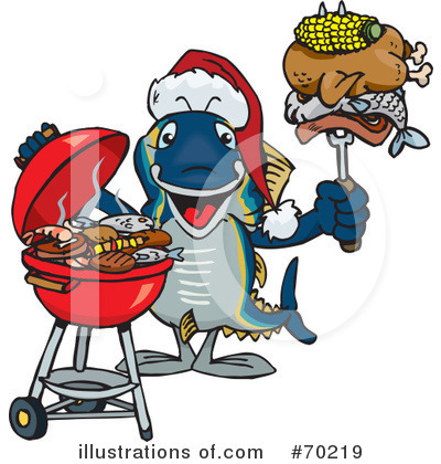 Royalty-Free (RF) Barbecue Clipart Illustration by Dennis Holmes Designs - Stock Sample #70219