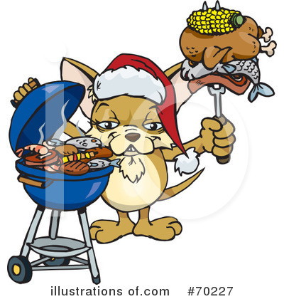 Royalty-Free (RF) Barbecue Clipart Illustration by Dennis Holmes Designs - Stock Sample #70227