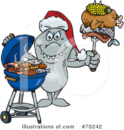 Royalty-Free (RF) Barbecue Clipart Illustration by Dennis Holmes Designs - Stock Sample #70242