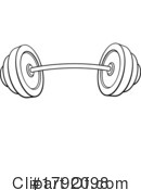 Barbell Clipart #1792098 by AtStockIllustration