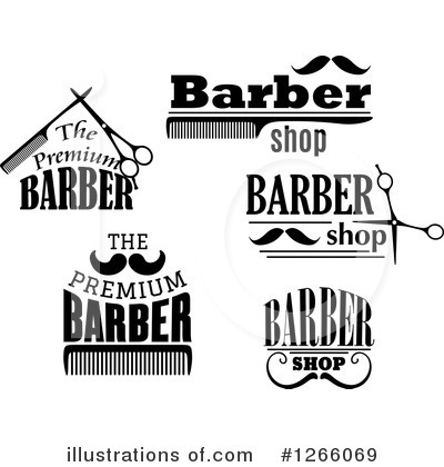 Royalty-Free (RF) Barber Clipart Illustration by Vector Tradition SM - Stock Sample #1266069