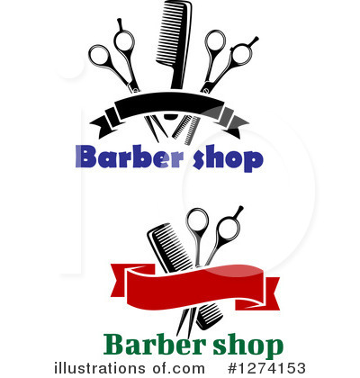 Royalty-Free (RF) Barber Clipart Illustration by Vector Tradition SM - Stock Sample #1274153