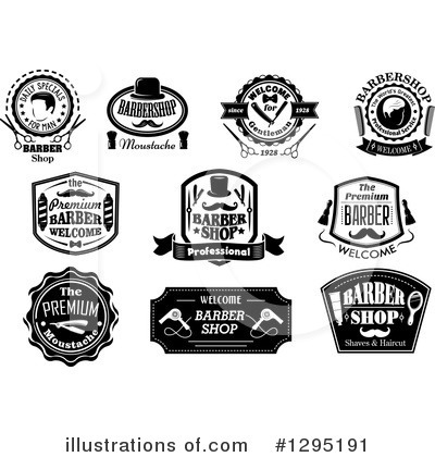Royalty-Free (RF) Barber Shop Clipart Illustration by Vector Tradition SM - Stock Sample #1295191