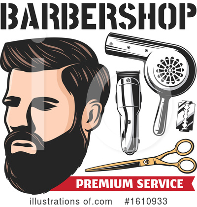 Royalty-Free (RF) Barber Shop Clipart Illustration by Vector Tradition SM - Stock Sample #1610933