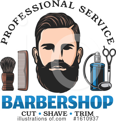 Royalty-Free (RF) Barber Shop Clipart Illustration by Vector Tradition SM - Stock Sample #1610937