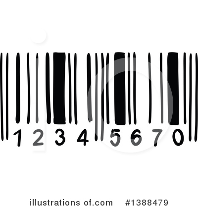 Royalty-Free (RF) Barcode Clipart Illustration by Vector Tradition SM - Stock Sample #1388479