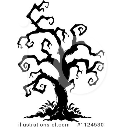 Bare Tree Clipart #1124530 by visekart