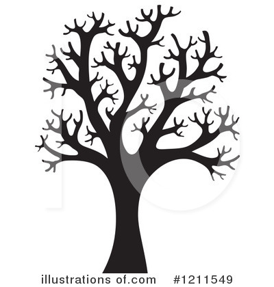 Royalty-Free (RF) Bare Tree Clipart Illustration by visekart - Stock Sample #1211549