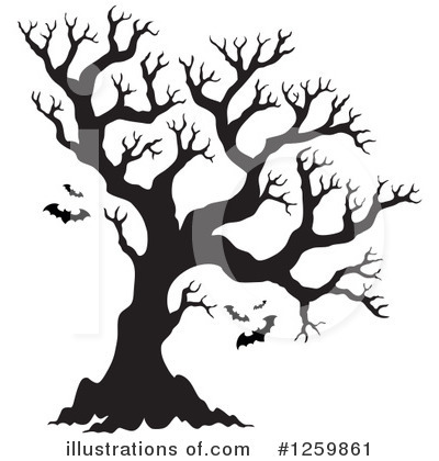 Royalty-Free (RF) Bare Tree Clipart Illustration by visekart - Stock Sample #1259861