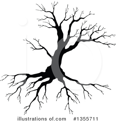 Royalty-Free (RF) Bare Tree Clipart Illustration by Vector Tradition SM - Stock Sample #1355711